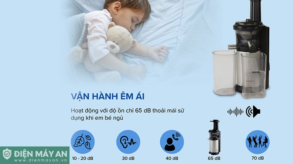 Máy ép chậm Panasonic PAVH-MJ-L500SRA 150W